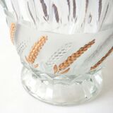 Ice bucket vase ears of wheat