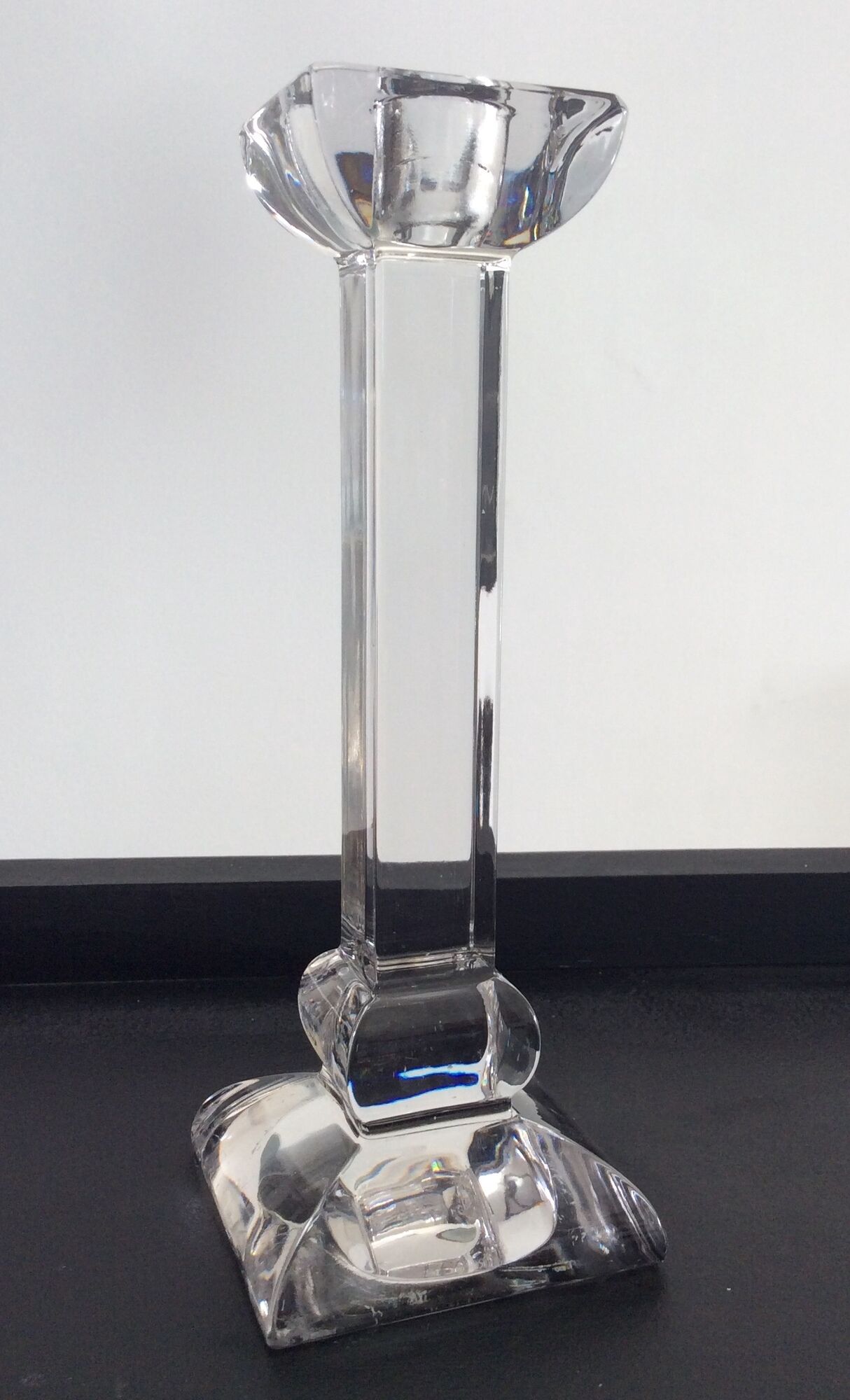 Villeroy &Boch crystal torch candle holder