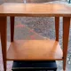 Side table, console with tapered legs, 1970s Scandinavian design.