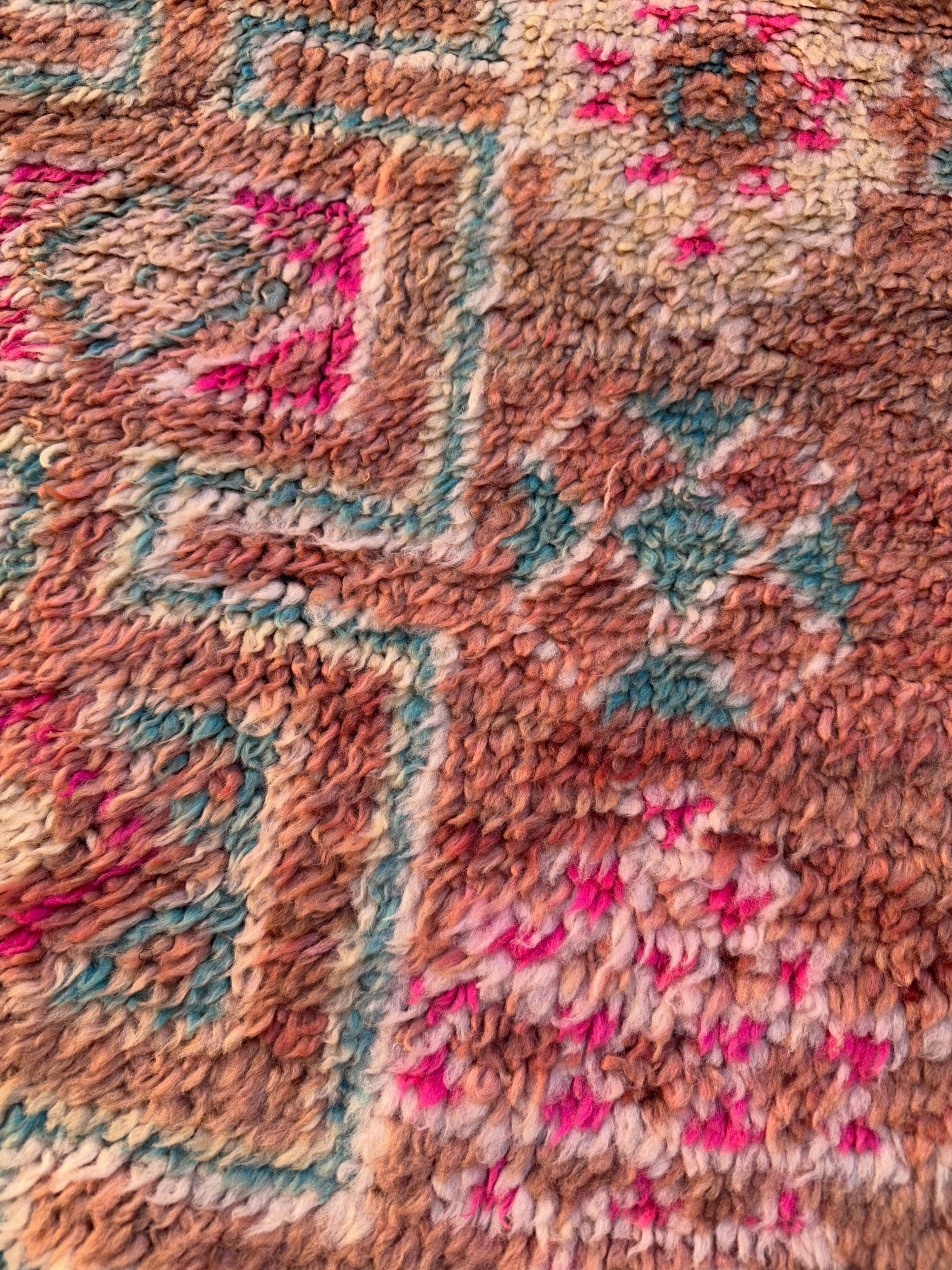 Tapis Marocain Boujad coloré - 328 x 191 cm