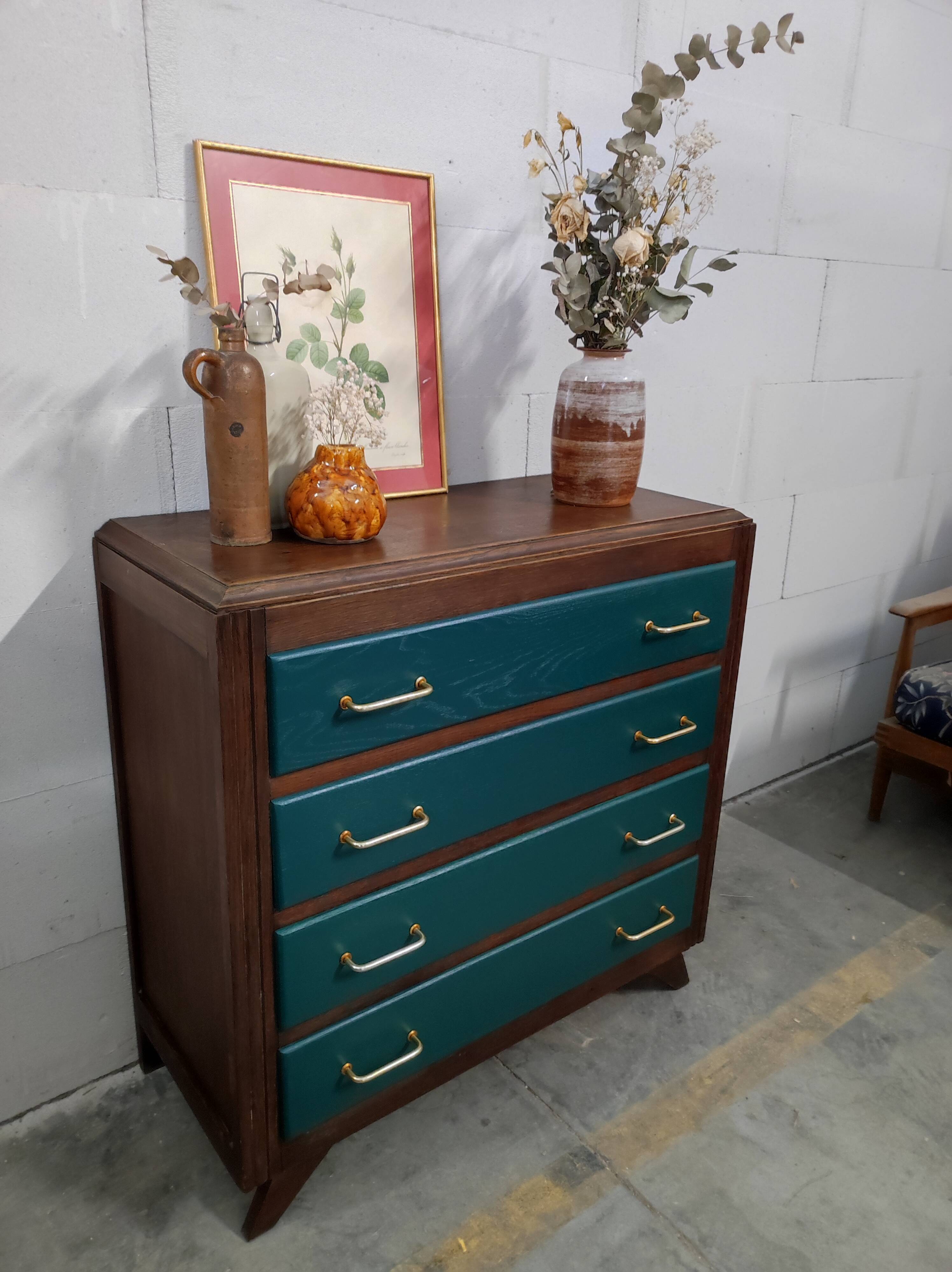Restyled vintage dresser