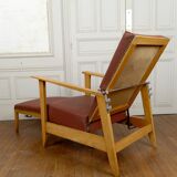 System armchair, Morris Art Deco chaise longue, France c. 1940