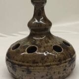 Vase pique fleur en grès pyrite zoomorphe 1950/60