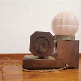 German Art Deco desk clock by Colossal 1930 1940
