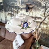 Suspension vintage céramique