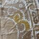 Vintage hand-embroidered tablecloth 137x147 cm