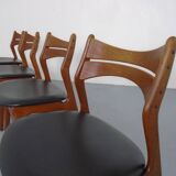 Teak Model 310 Dining Chairs by Erik Buch for Chr. Christensen, Denmark, 1960s, Set of 4
