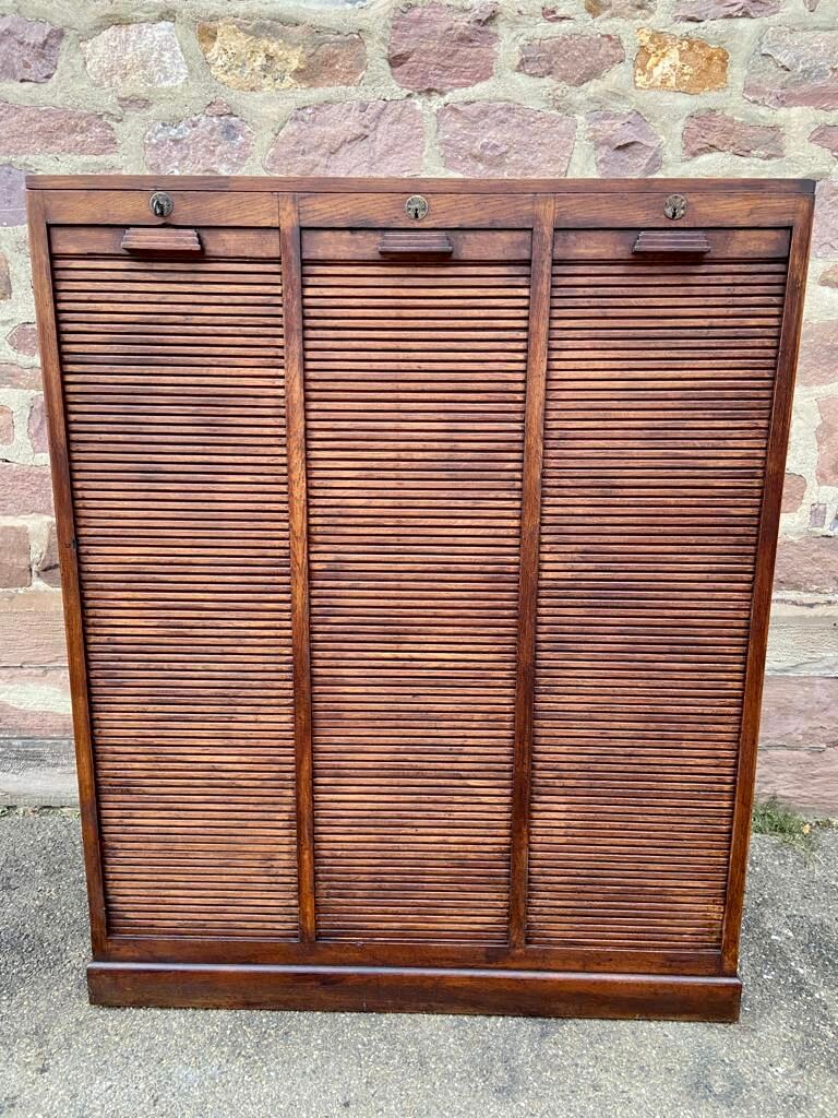 Curtain binder cabinet art deco 50s