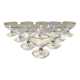 Set of Eleven Bohemian Crystal Dessert Bowls by Jozef Stanik