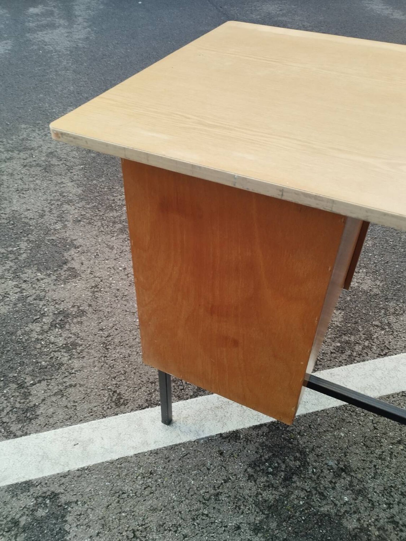 Vintage metal desk