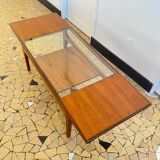 Coffee table Gplan teak & glass
