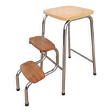 Tabouret escabeau marche-pied vintage