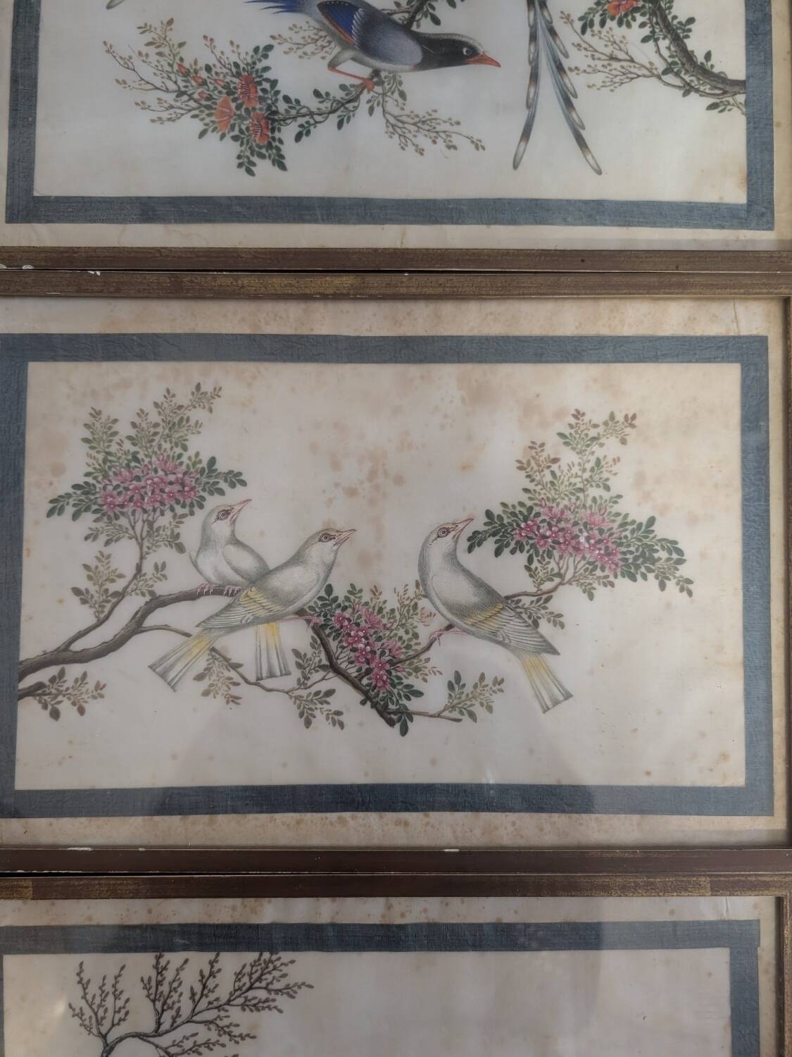 Set of Chinese school paintings