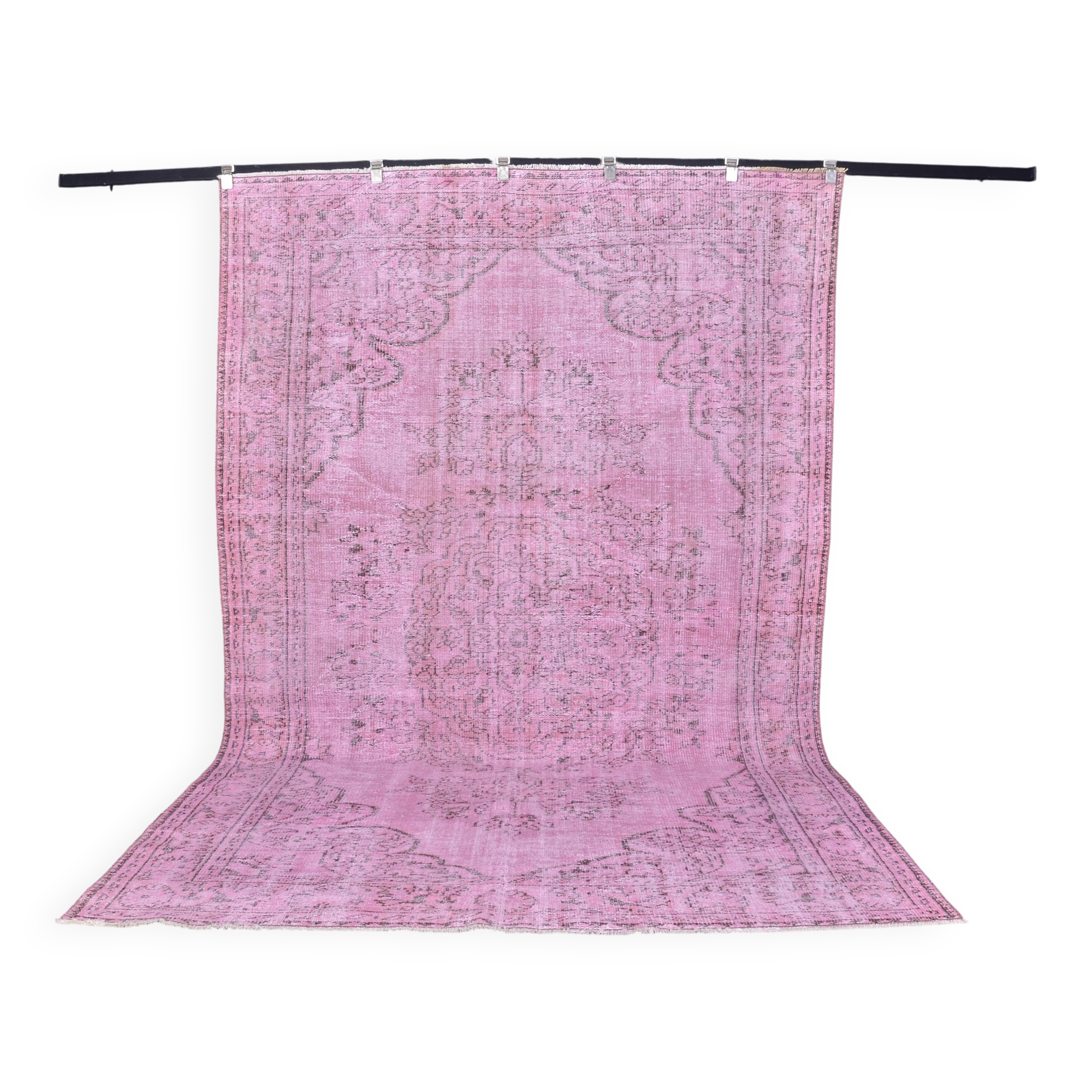 Pink Anatolian Oushak Wool Rug sku 2345