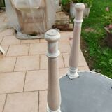 Paire de tabourets poufs anciens style louis xvi