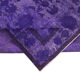 Handmade vintage turkish 1980s 185 cm x 284 cm purple rug