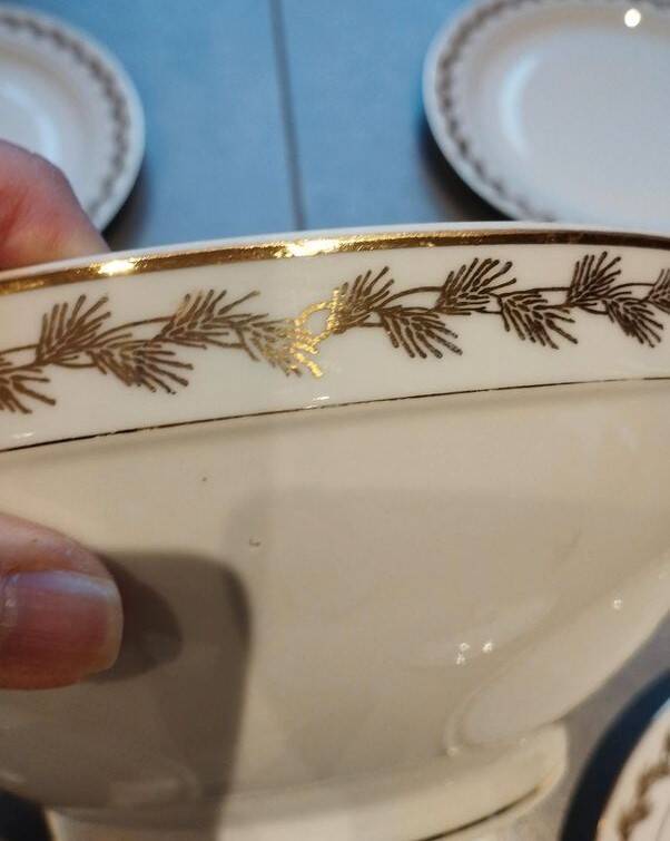 Limoges porcelain dinnerware set