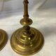 Pair of brass candlesticks