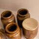 Old mustard pots