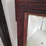 Old Bordeaux red mirror
