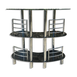 bar en verre teinté