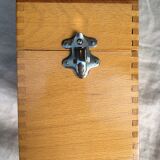 Wooden box workbook or directory