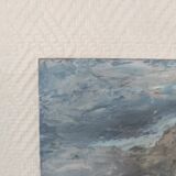 Riverside landscape painting (signed Chevalier)