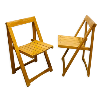 Chaises pliantes, circa 60