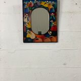 Hand-painted Peruvian mirror