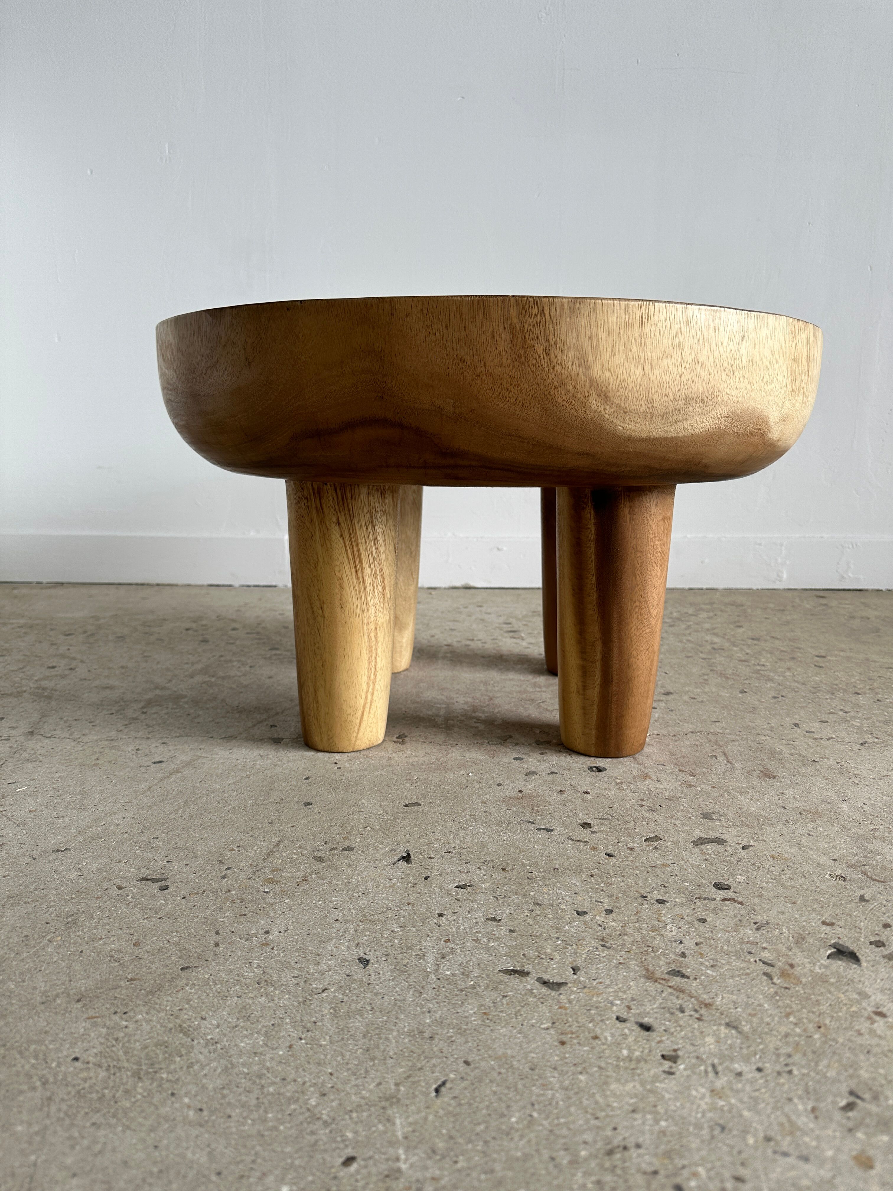 Coffee table, quadripod suar coffee table