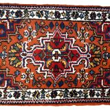 Vintage Persian Hamaadan done hand 40cm x 59cm carpet 1970 s