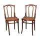 Pair of thonet bistro chairs