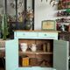Ancien buffet parisien vert amande