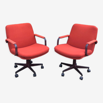 Pair of armchairs by Harcourt Geoffrey for Artifort