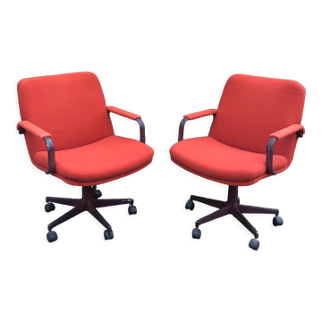 Pair of armchairs by Harcourt Geoffrey for Artifort