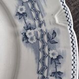 4 antique plates by Franz Anton Mehlem "Anita", antique porcelain