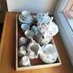 Service à café ancien en porcelaine fine Limoza