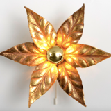 Massive Lighting 1970 Brass Willy Daro Flower Applique