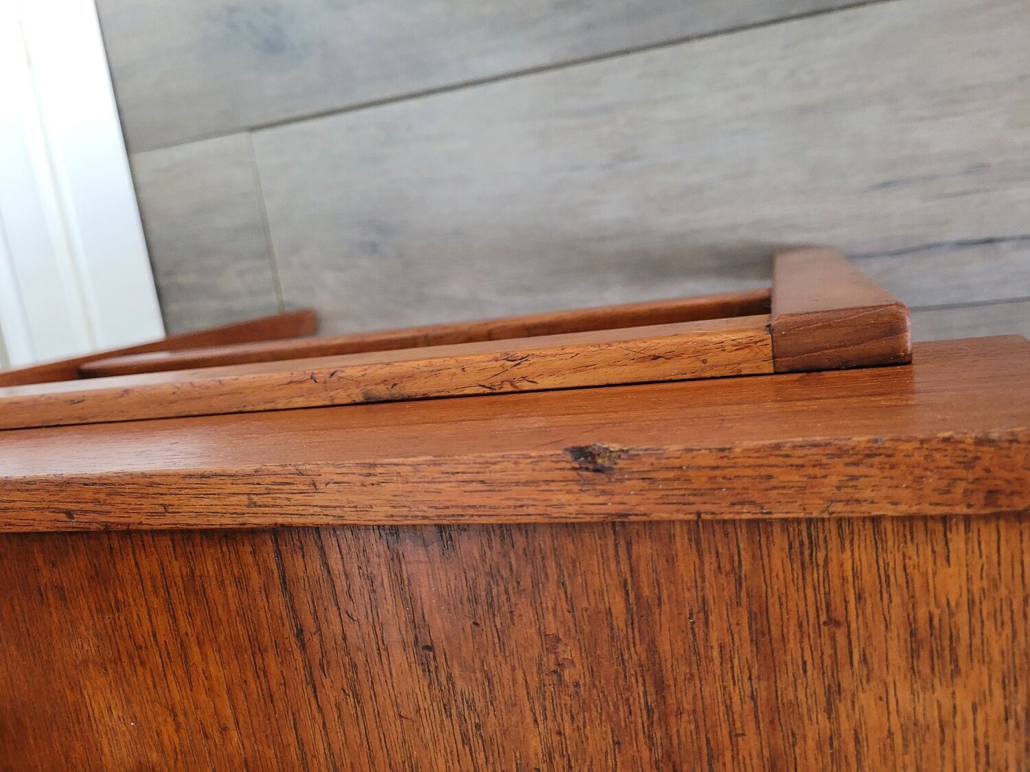 Teak bedside table with drawer - Design Sweden 1960