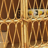 Vintage rattan buffet