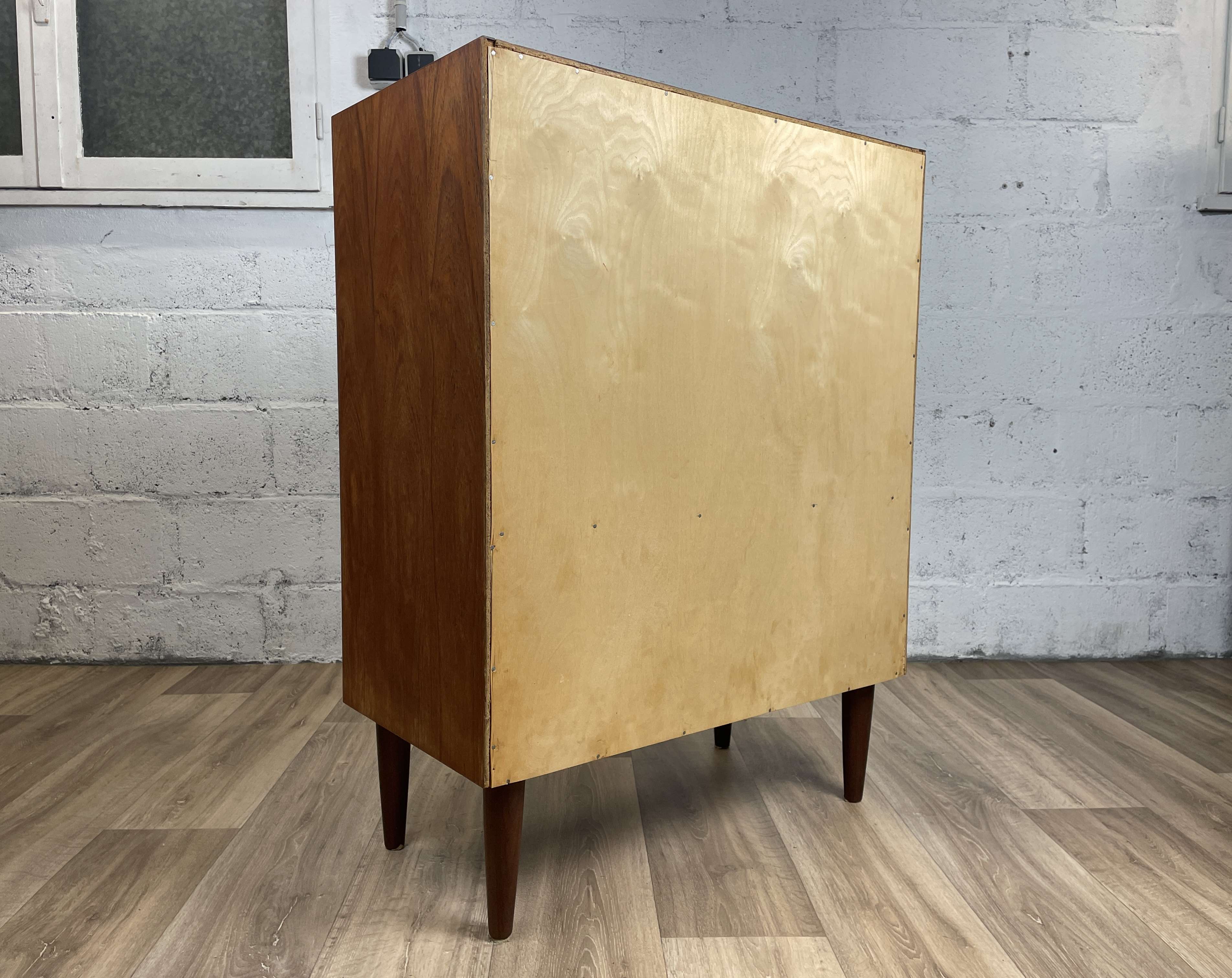 Vintage Scandinavian teak sideboard, 60s