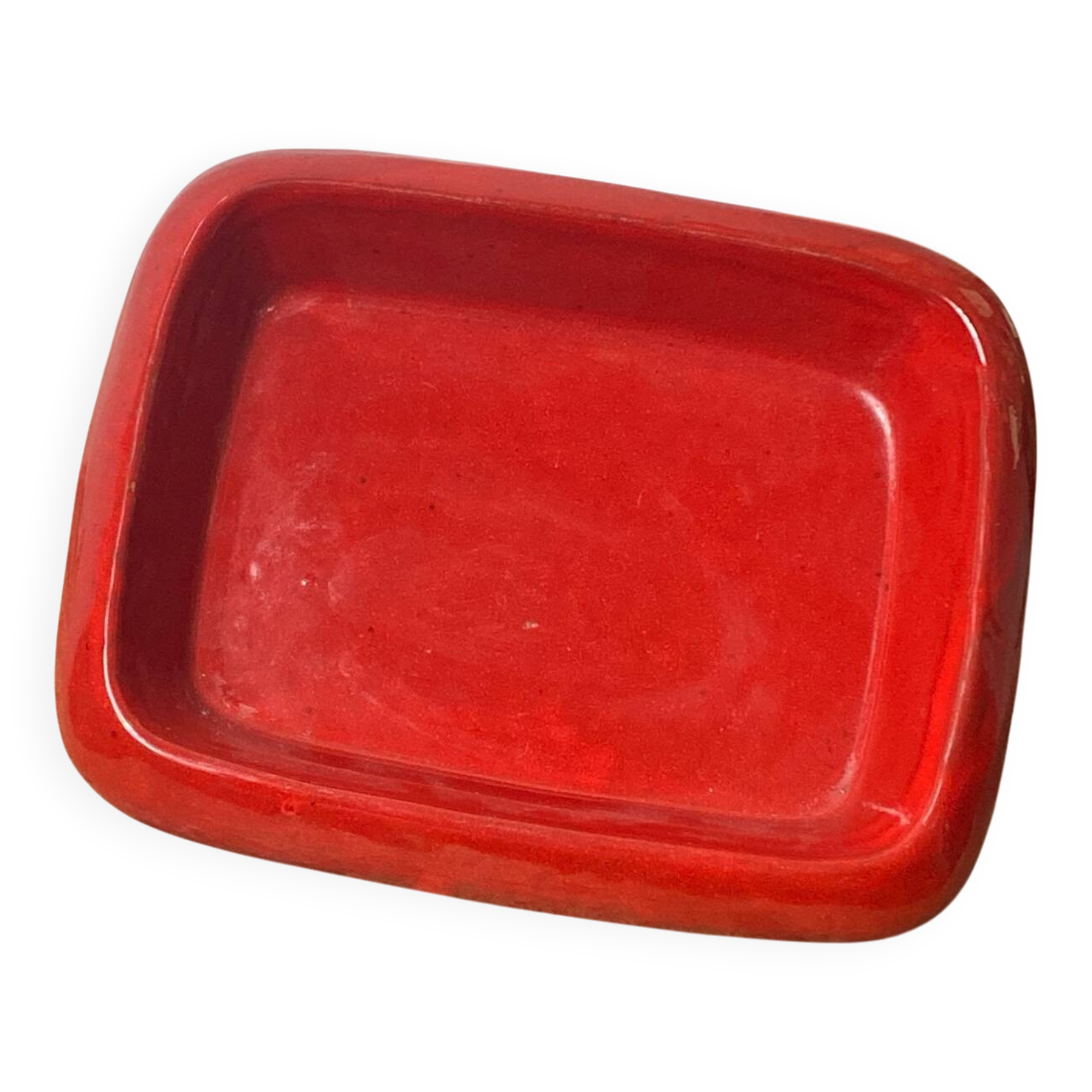 Glazed ceramic dish