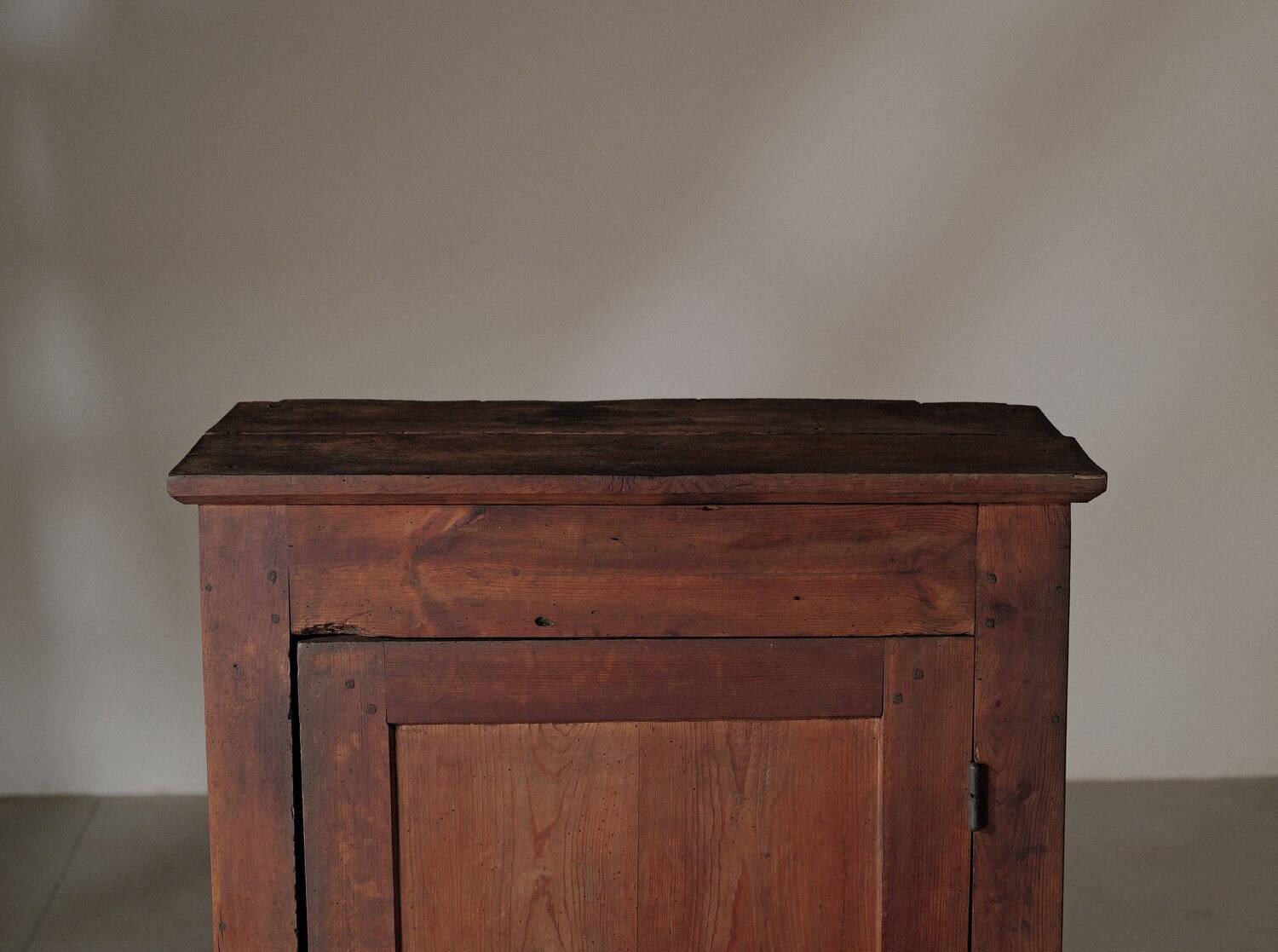 Single-door cabinet, folk art, Auvergne, 1900
