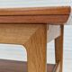 1970s, Danish design, folding sofa table, teak and oak wood