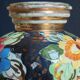 Vintage Ceramic Vase Arte Veneziana, Hand-Painted Flower Decor