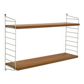 String wall shelf by kajsa & Nisse Strinning  1960s Scandinavian