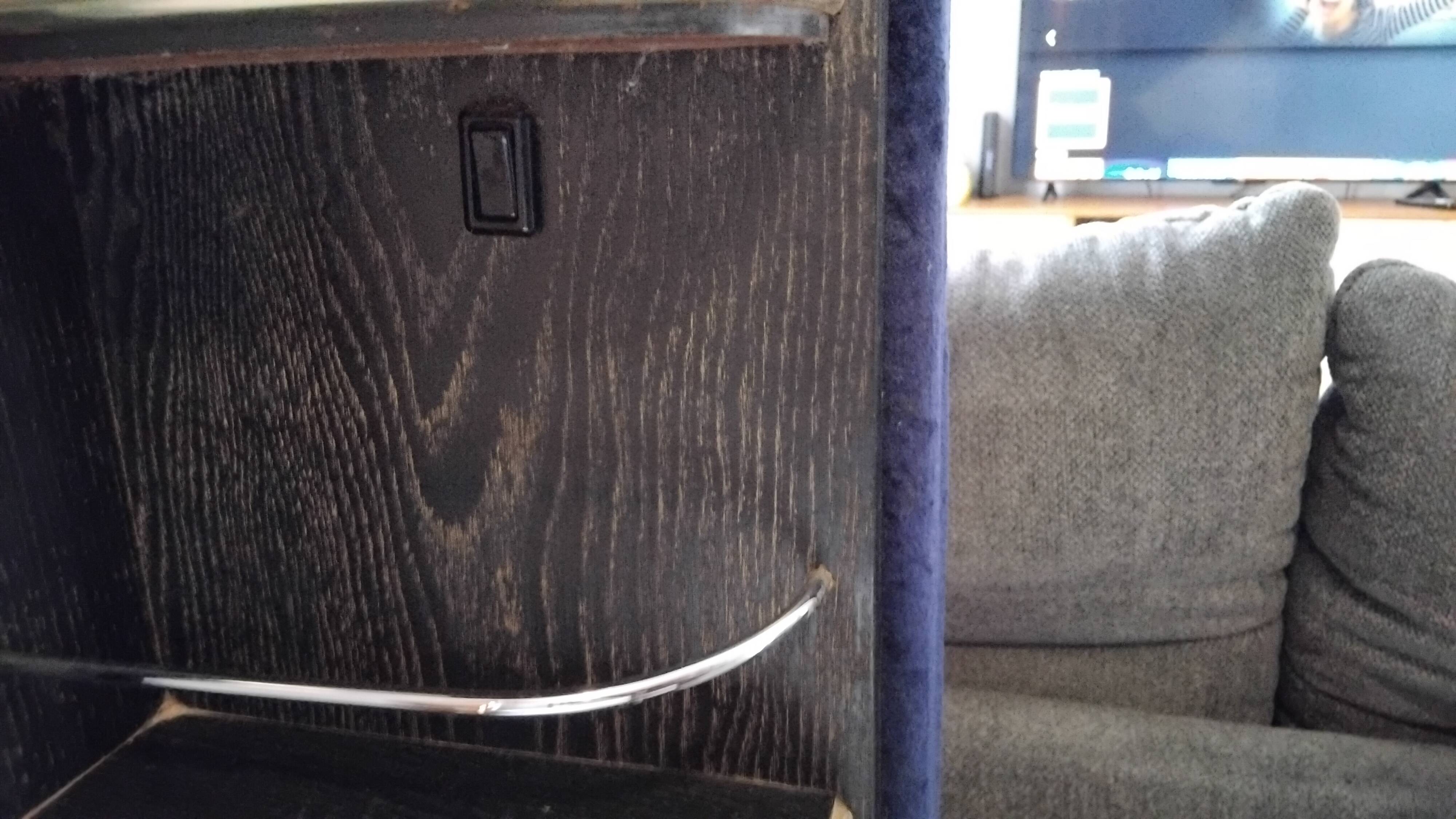 Vintage corner hairdresser from the 70s.