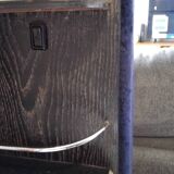 Vintage corner hairdresser from the 70s.