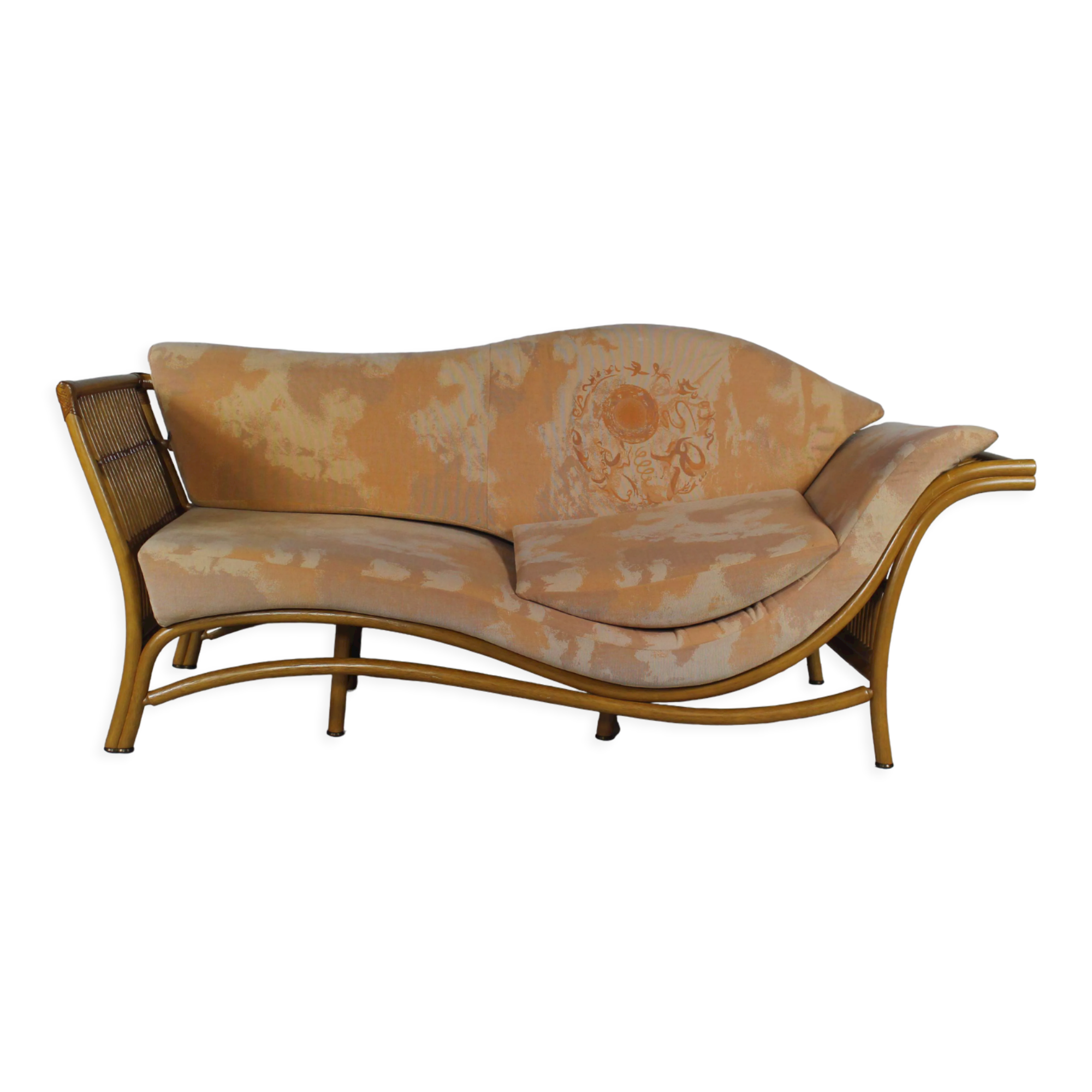 Vintage bamboo sofa or daybed