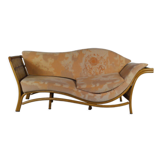 Vintage bamboo sofa or daybed